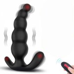 SHD-S199-2 Electric Shock Chastity Butt Plug Sex Toys Prostate Massager Anal Beads Tail Anal Vibrator For Men Women