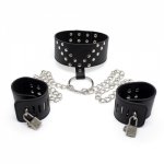 Sex Products Leather Bondage Harness Sexy Toys Hand Arm Cuffs Handcuffs Bdsm Restraints Fetish Wear For Woman