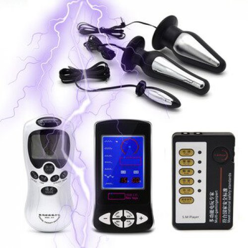 Electric Shock Pulse Anal Plug Numb Vibrator Prostate Massager Butt