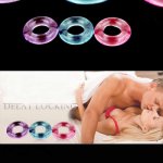 Men Soft anillo vibrador TPR Vibrating Penis Ring Vibrator Adult Toys Lasting Lock Sperm Cock Ring Sex Toy Delay Ejaculation #5