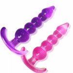 Soft Jelly Anal Butt Plug Dildo Anal Beads G-Spot Stimulation Anal Plug Sex Toys Sex Plug Fetish Anal Toy  Adult Games Sexoshop