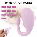 BFACCIA Wireless Vibrator Adult Toys For Couples USB Rechargeable Dildo G Spot U Silicone Stimulator Double Vibrators Sex Toy