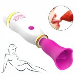 G Spot Dildo Anal Vibrator Tongue Dual Vibration Beginner Female Vagina Clitoris Stimulator Massager Sex Toys For Woman Couples