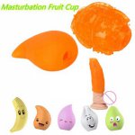5 Color Fruits 4D Realistic Male Masturbation Artificial Vagina Fake Pussy Vagine Sex Toys for Men Silicone
