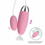 New Double Egg Mini Bullet Vibrator Clitoris Vagina Stimulator Massager Nipple Sucking Vibrator Eggs Anal Sex Toys Sex Products