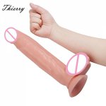 DIAOSHI 12.2 inch Huge Dildo With Suction Cup for female masturbation, Big Size Dong, monster Penis vibrating Massager Sex Toys