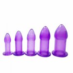 5 Size Glass Hollow Butt Plug Anal Speculum Glass Anal Plug Expander Prostate Massager Anal Sex Toys For Women Men