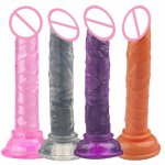 Realistic Dildo Penis Suction Cup Dildo Anal Butt Plug G Spot Clitoris Stimulator Female Masturbator Massager Sex Toys For Women