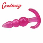 Pink tiny first try anal use sexy nightlife anchor 3 balls backyard Stimulating Butt Plug Anal plug Mini Toys unsex men women H