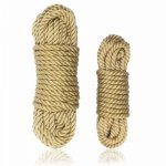 Adult Games toys Fetish Restraints 5M/10M Flax Rope Slave BDSM Sex tools Sextoys Adults For Adults Products Bondage Rope