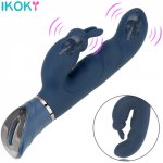 Ikoky, IKOKY Rabbit Vibrator G Spot Dildo Vibrator for Women 10 Vibration Modes ,Waterproof Bunny Vibrator Clitoral Vibrator Sex Toys