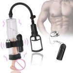 Erection Sex Toys For Men Penis Extender Enlarger Vacuum Pump Penis Enlargement Trainer Vibrating Penis Pump Alargador De Pene