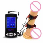 Medical Themed Kit for Male Electro Shock Penis Ring Cock Ring Sex Products Electrical Stimulate Toy Size Adjustable I9-176