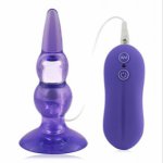 10 Speed Waterproof Sex Products Anal Butt Plug Gay Soft Vibrator Massager Masturbator G-spot Anal Dildo Sex Toys for Men ST623