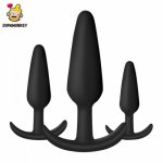 DopaMonkey Silicone Anchor Anal Plug With 10 Speed Vibrator Prostate Massage Anus Expansion Butt Plug Sex Toys For Woman Men