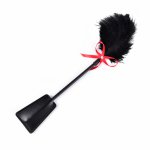 Bdsm Feather Tickled Whip bondage erotic punish Fetish Leather Spanking Paddle play Flogger sex toys for lover riding crop pony