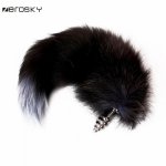 Zerosky Sex Toys for Women Butt Plug Fox Tail Metal Anal Plug  Massage Unisex Sex Toy for Couples, anal toy fox tail for cosplay