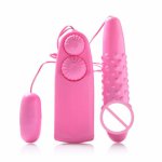 2 Eggs Vibrator remote control Clitoral G-Spot dotted dildo masturbation sex product Bullet triple vibrating Sex Toys for Women