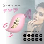 3 Sucking Modes 10 Vibrator USB Chargeable Jump Egg  Suck Nipple Orgasm for Women SexToys Privacy Provocative Couples Sex Shop