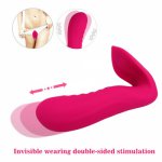 Dildo Wearable Heating Vibrator Sex Toys for Women G-spot Clitoral Silicone Waterproof Massager Female Impact Function Vibrator