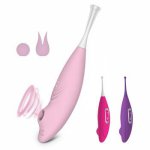 Sucking Vibrator 10 Speeds Vibrating Sucker Nipple Massager Oral Sex Suction Clitoris Stimulator Erotic Sex Toy for Women