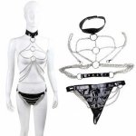 Manyjoy Sexy Chain suit Bondage Lingerie Set Body Harness wear lady gaga