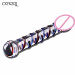 CXYKZQJ Pyrex Crystal Glass Penis Ice Dildos Rods Chamber Couples Passion G Spot Sex Product Sex Toys For Women Faloimitator
