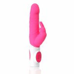 Maia, Wibrator ze stymulatorem łechtaczki- Maia Toys Rechargeable Silicone Rabbit Pink 