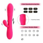 6 Kind Expanding 11 Frequency Mode Rabbit Vibrators for Female Masturbation Sex Toys for Women Vagina G-spot Massage Stimulator