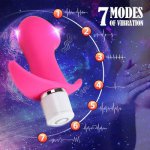Vagina Anal Vibrator Woman Masturbator 7 Modes Waterproof Silicone Clitoris Stimulator Penguin Shape Massager Erotic Sex Toys