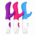 Double End G Spot Dildo Rabbit Vibrator for Women Silicone Waterproof Female Vagina Clitoris Massager Sex Toys For Women