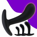 S/M/L Newest Anal Plug Soft Silicone Butt Plug Backyard Sex Toys for Men Women Pleasure Massage Tool for Beginners Erotic Toys