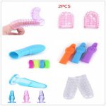 Female Masturbator Massage Clit Stimulate Sex Toys Pussy Finger Sleeve Vibrator For Women Lesbian Orgasm Adult Products