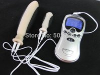 Electric Shock Electrode Anal Dildo Plug Butt Plug Stimulator  Gear Sex Toys Products