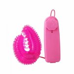 C type double vibrators Soft caterpillars G- spot vibrator Adult oral sex toys for woman clitoris stimulator Massage sex product