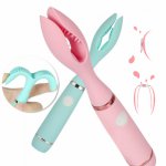Nipple Massage Clitoris Clip Vibrator Sex Toys for Women Clitoris Stimulator Sex Dildo Penis Vibration Rings Female Masturbators