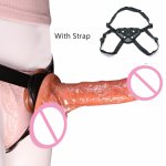 Diameter 4.5cm Real Skin Touch Realistic Dildo with Suction Cup Big Silicone Penis for Women Masturbation Lesbain Sex Toy Female
