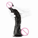 Black Giant Dildo Huge Thick Dildos Suction Cup Long Dong High Quality Suck Penis For Vagina Penis Lesbian Masturbation (30CM)