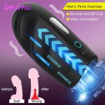 Blowjob Male Masturbator Vibrator Penis Sex Toy for Men Massager Sex Vibrator Endurance Delay Lasting Trainer Masturbation Cup