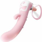 Tongue Dildo Vibrator for Women Heating Nipple Sucker Tight Oral Licking Clitoris Stimulate Vagina Masturbate Erotic Sex Goods