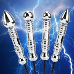 Electric Anal Plug Medical Themed Toys for Adult Game Electro Shock Metal Sex Anal Beads Vagina Massager Stimulation Sex Toys