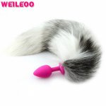 tail plug tail butt plug anal gem toys for adults gay sex toy