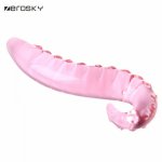 2017 New Pyrex Glass Anal Plug Artificial Penis Crystal Buttplug Prostate Massager Masturbate Sex Toys for Women Men Zerosky