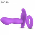 Remote Control G Spot Dildo Vibrator Masturbation Invisible Wearable Vibrating Clitoris Vagina Massager Adult Sex Toys for Women