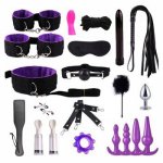 20PCS/Set bdsm Set Restraints Adult Games Toys for Couples Woman Toys Handcuff Nylon Sex Bondage Set Sexy Lingerie Handcuffs