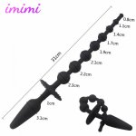 Erotic Anal Beads Bondage Silicone Adult Sex Toys For men Sex Products Stimulator Butt Anal Plug Tail Beads For Adult