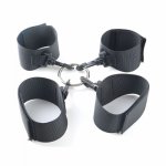 SM bondage Ribbon Simple Hands and Feet with Handcuffs Ribbon Bondage Sex Bed Bondage for Woman Adult Games Product Flirting SM