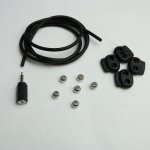 Homemade E-stim DIY Electric Shock CONDUCTIVE RUBBER TUBE Kit for Adult Electrode Electrosex Gear Stimution TENS Unit