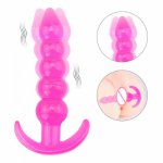 Women Men Silicone Orgasm Anal Beads Balls Butt Plug Ring Play Adult Sex Toy Anal Plug