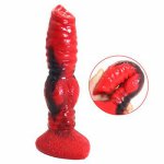 Diameter 5cm Realistic Dog Dildo Anal Gay Sex Toys For Women Animal Dildo Silicone Sex Dick With Sucker Male Artificial Penis